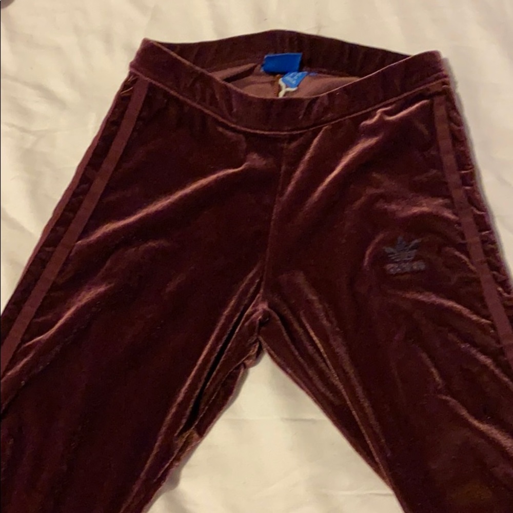 Addis’s fuzzy silk pants